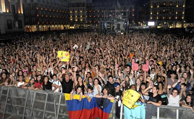 Público en el concierto de Morat. 