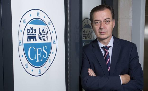 Germán Barrios, presidente del Consejo Económico y Social (CES) de Castilla y León