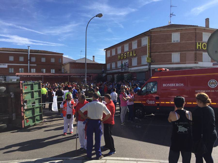 Accidente mortal en las fiestas de Tordesillas