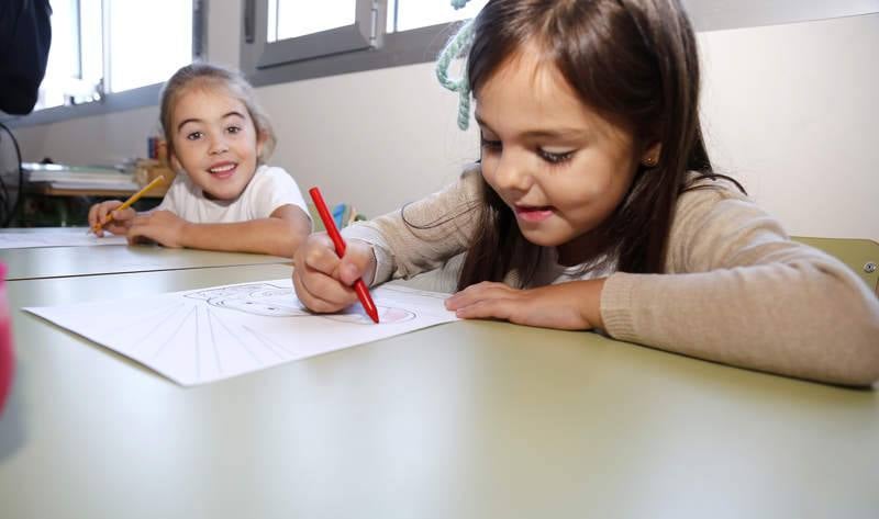 Inauguración del curso escolar en el colegio de Villalobón (Palencia)