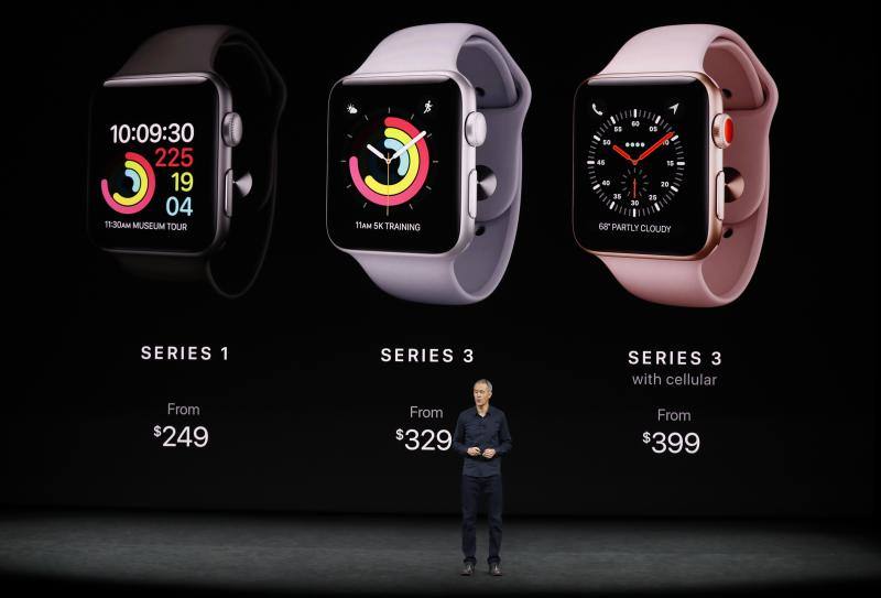 Apple muestra los nuevos relojes y sus precios.