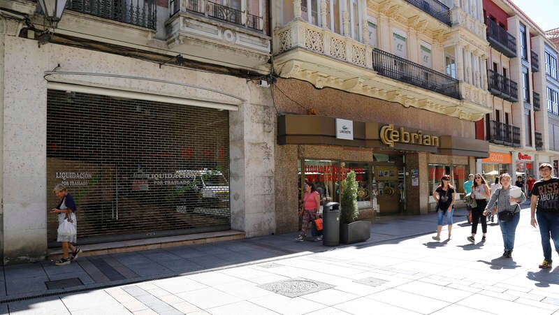 La Calle Mayor de Palencia y sus locales comerciales