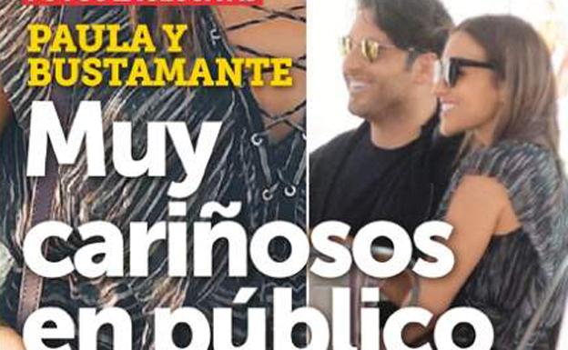 Paula Echevarría y David Burtamante, en la portada de 'Semana'. 