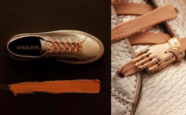 La mano artificial de Jamie Lannister, protagonista de los zapatos. 