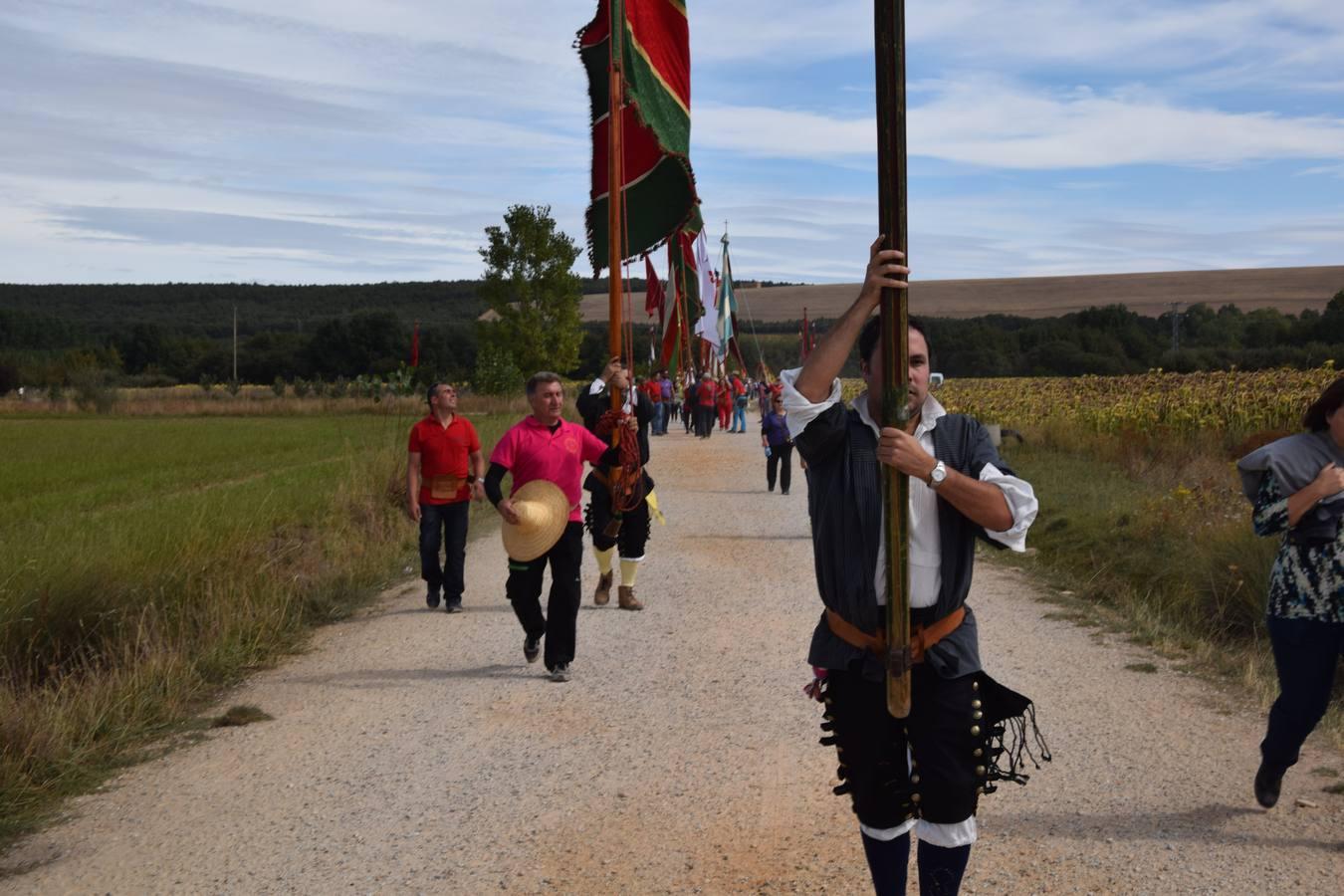 Encuentro de estandartes en Poza de la Vega