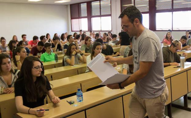 Pruebas de selectividad de septiembre.