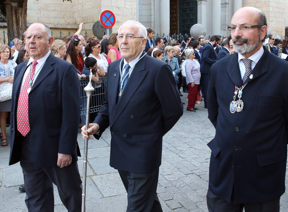 Bajada de la virgen de la Fuencisla a su santuario