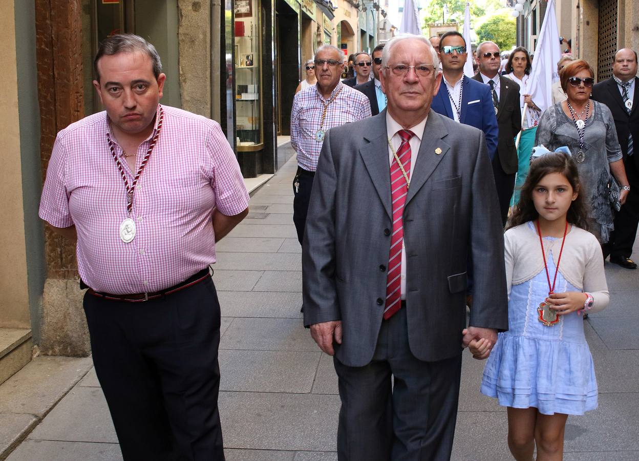 Bajada de la virgen de la Fuencisla a su santuario