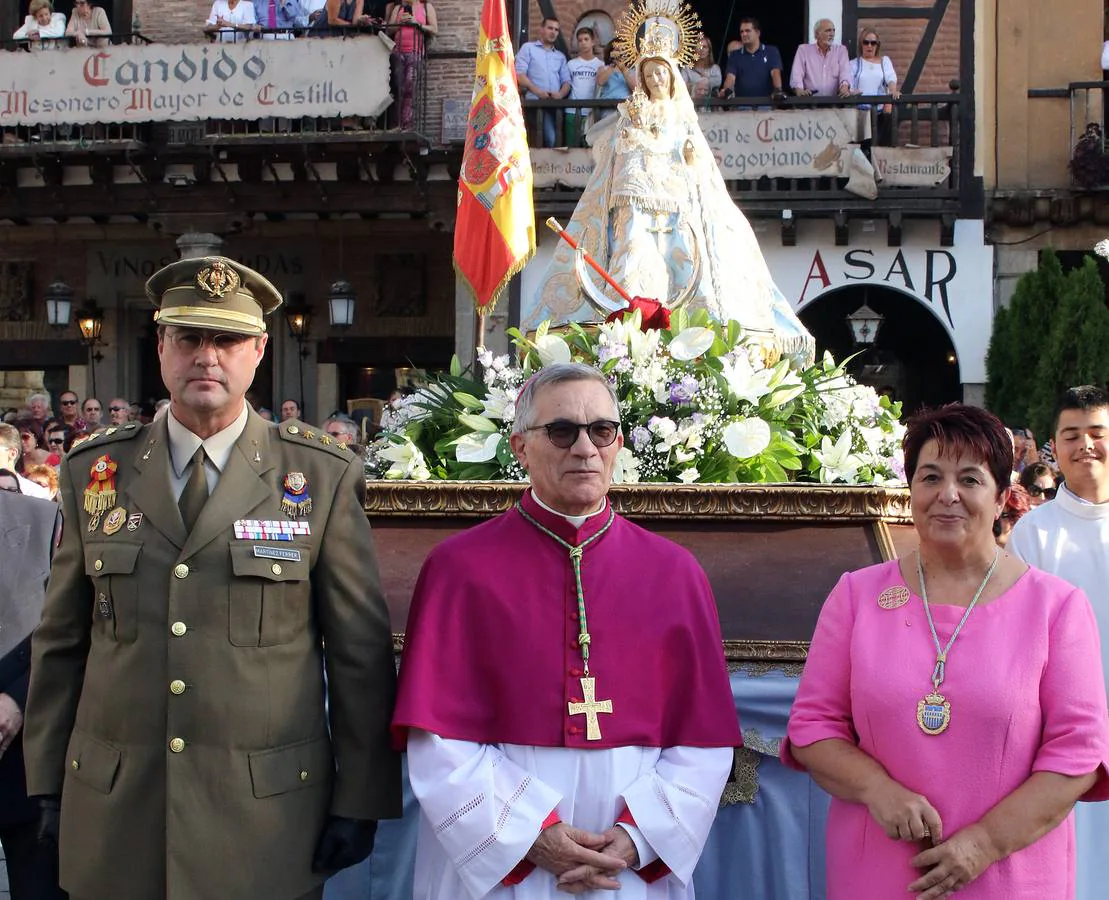 Bajada de la virgen de la Fuencisla a su santuario