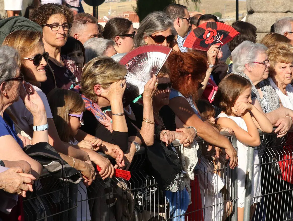 Bajada de la virgen de la Fuencisla a su santuario