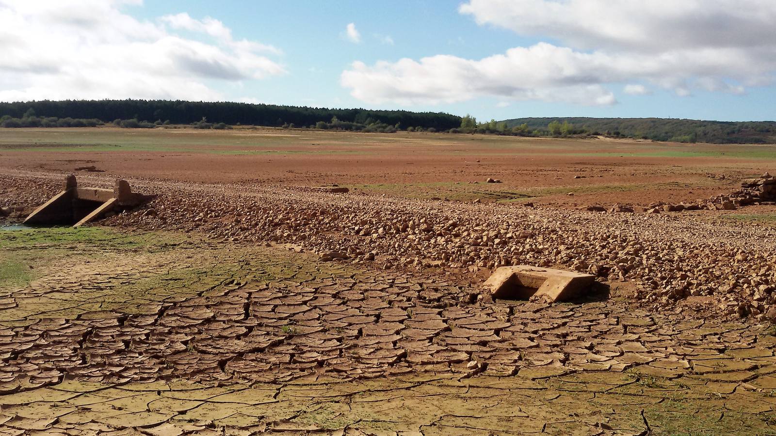 Los pantanos de Palencia sufren las consecuencias de la sequía