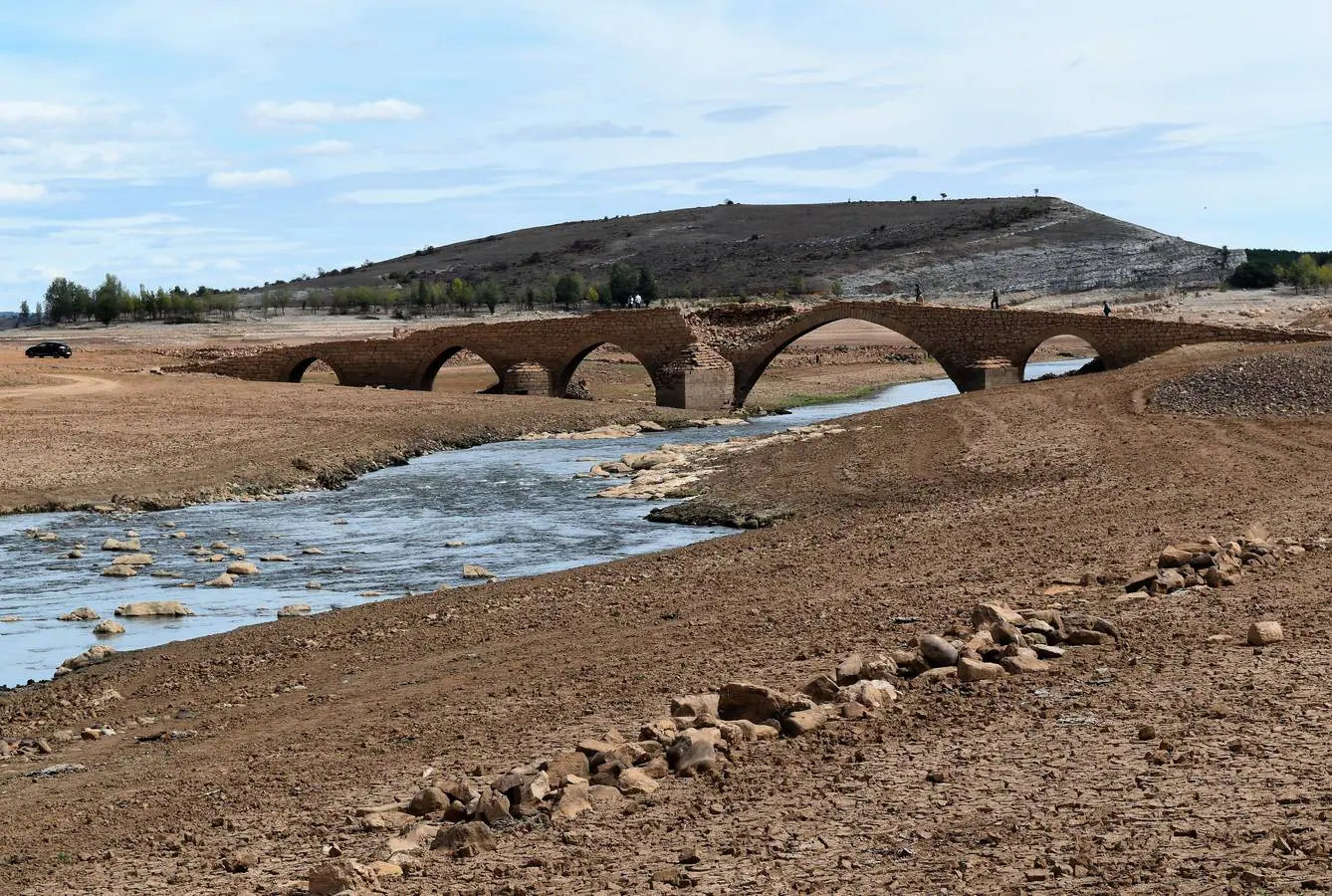 Los pantanos de Palencia sufren las consecuencias de la sequía