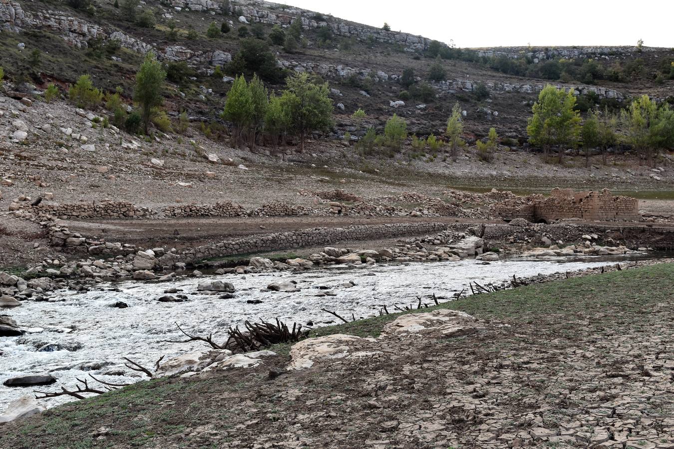 Los pantanos de Palencia sufren las consecuencias de la sequía