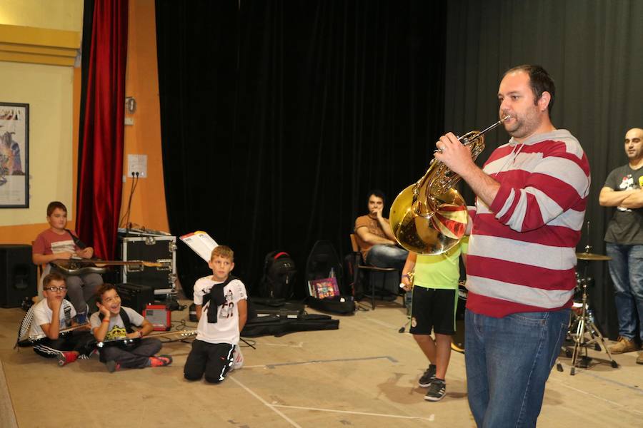 Audición musical en Baltanás, Palencia