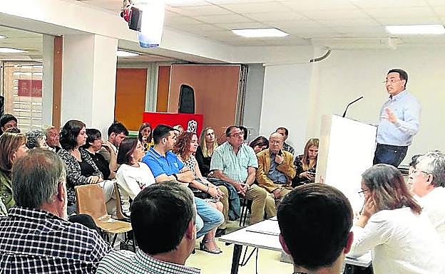 Reunión del comité provincial del pasado sábado. 