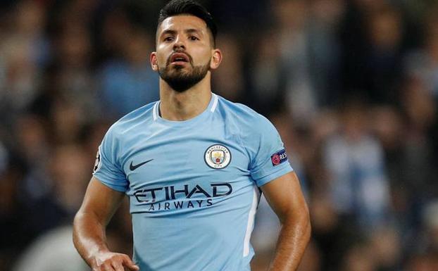 Sergio 'Kun' Agüero, durante un partido. 