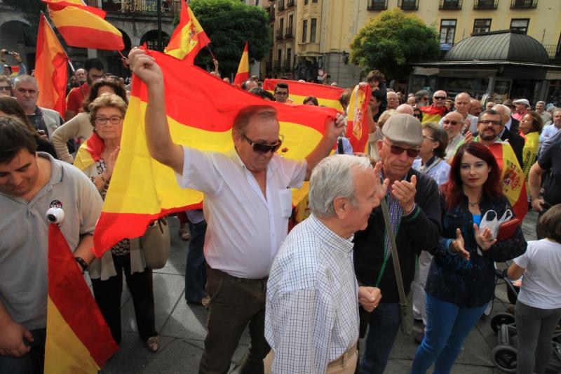 Concentración en Segovia por la unidad de España