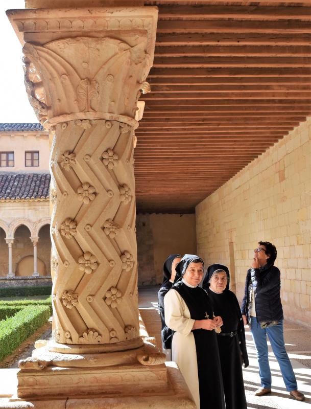 Inauguración del nuevo sistema de visitas guiadas interactivas en el monasterio de San Andrés de Arroyo 