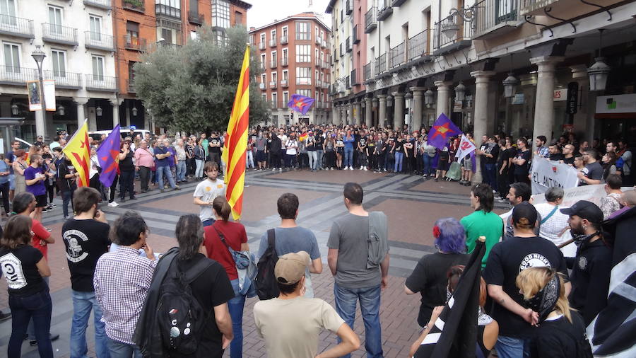 Manifestación en Valladolid por el derecho a decidir en Cataluña