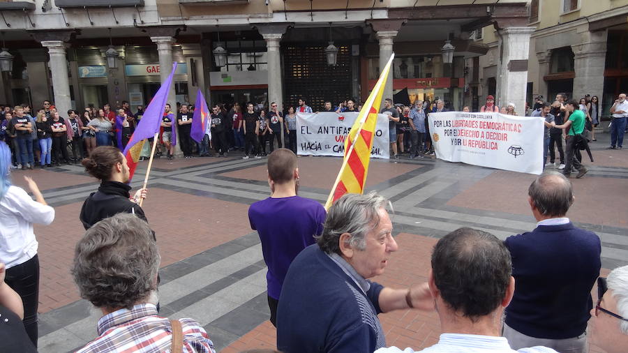 Manifestación en Valladolid por el derecho a decidir en Cataluña