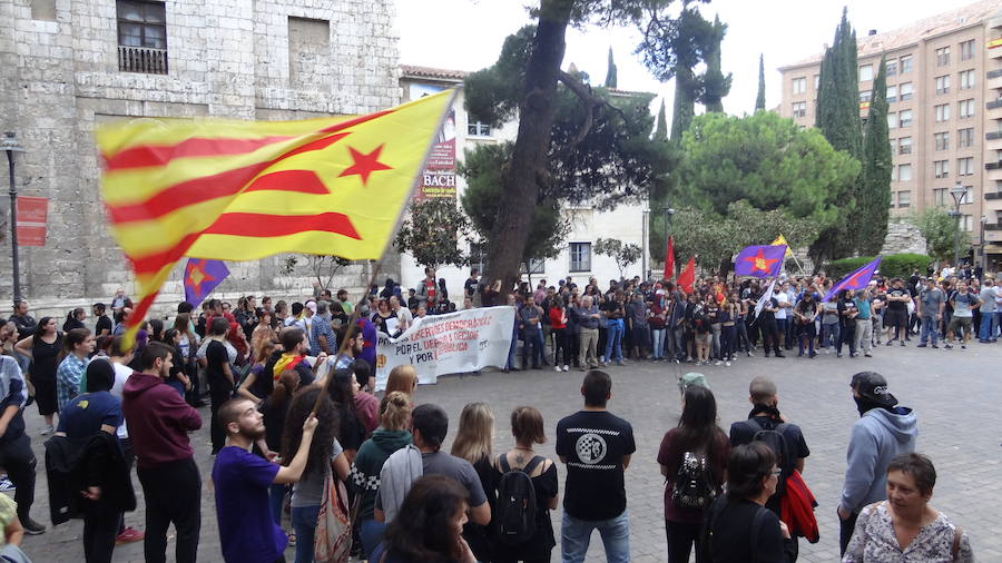 Manifestación en Valladolid por el derecho a decidir en Cataluña