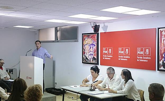 Un momento del comité provincial celebrado hade unos días.