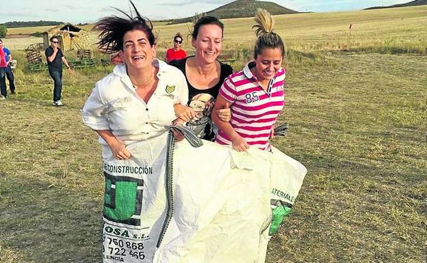 Participantes en las Olimpiadas Rurales. 