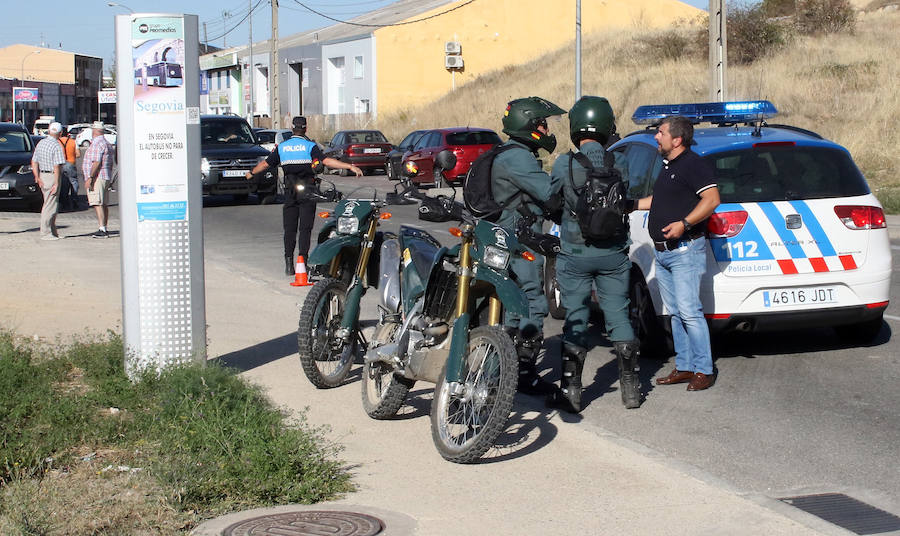 La nave afectada pertenece a la empresa Hijos De Plácido Hernández situada en el polígono de El Cerro de la capital segoviana