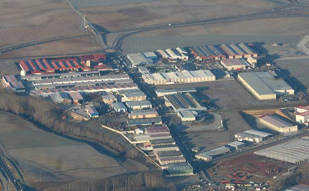 Imagen aérea del polígono Nicomedes García, en Valverde del Majano (Segovia). 