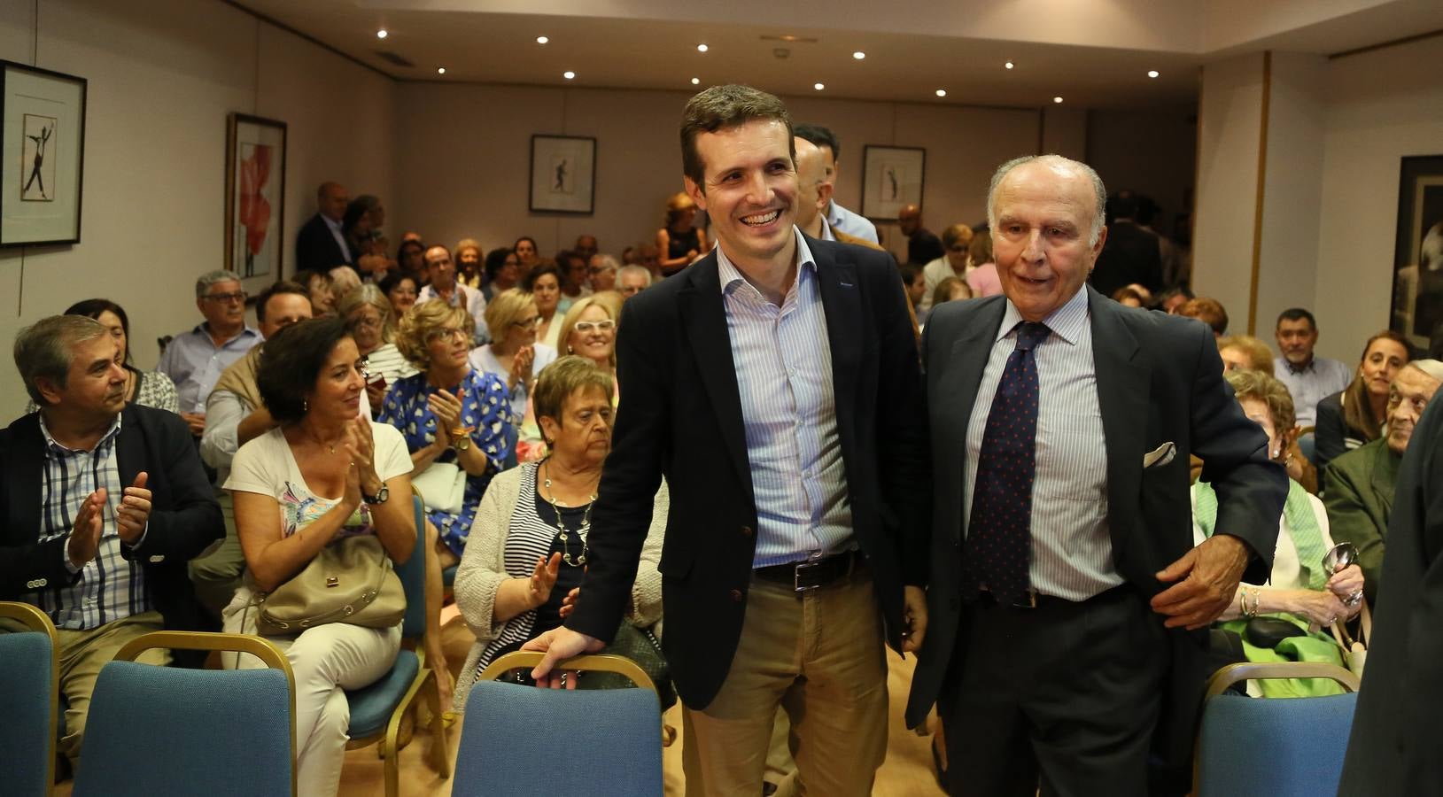 Pablo Casado, en el Club de Opinión Santiago Alba de Valladolid