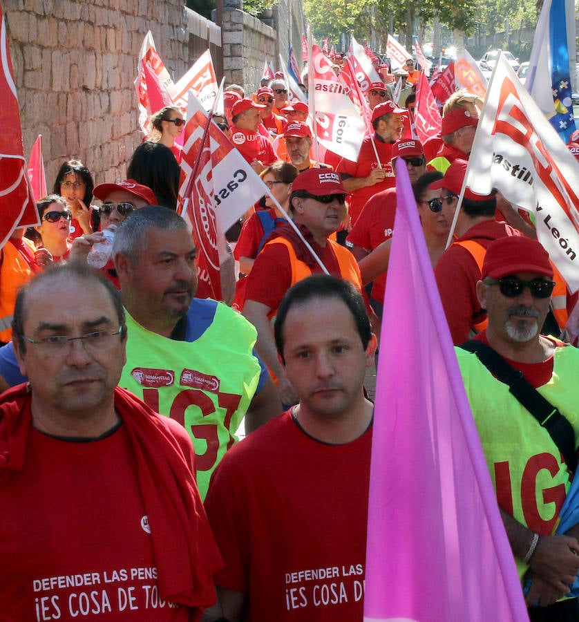 Marcha por las pensiones en Segovia