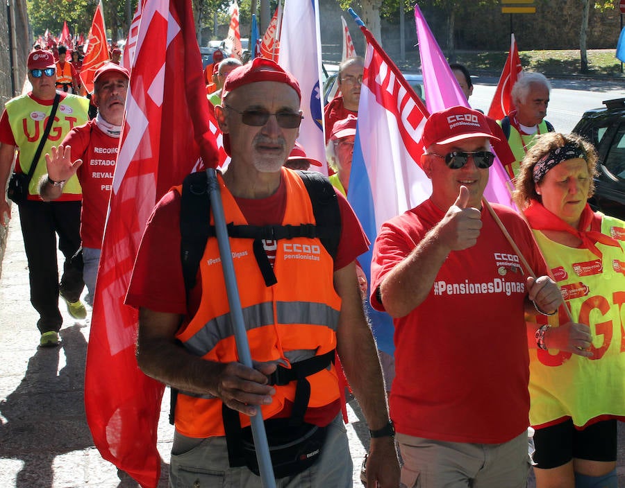 Marcha por las pensiones en Segovia