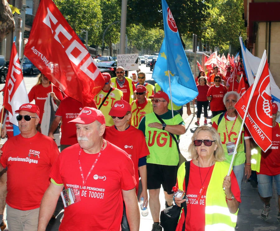 Marcha por las pensiones en Segovia