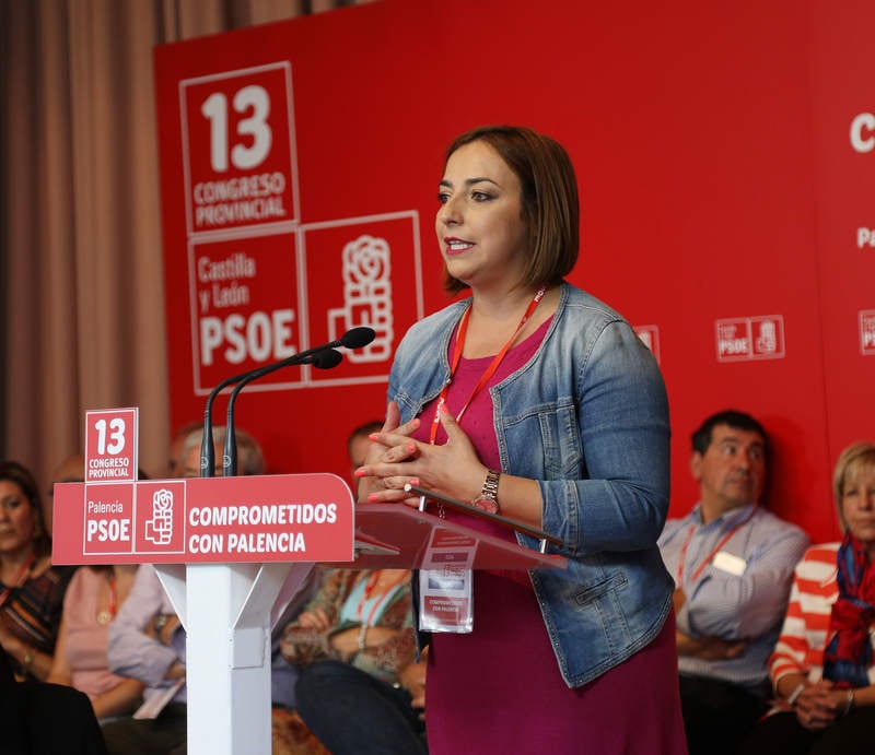 XIII Congreso del PSOE en el salon de actos del colegio público Tello Tellez de Palencia