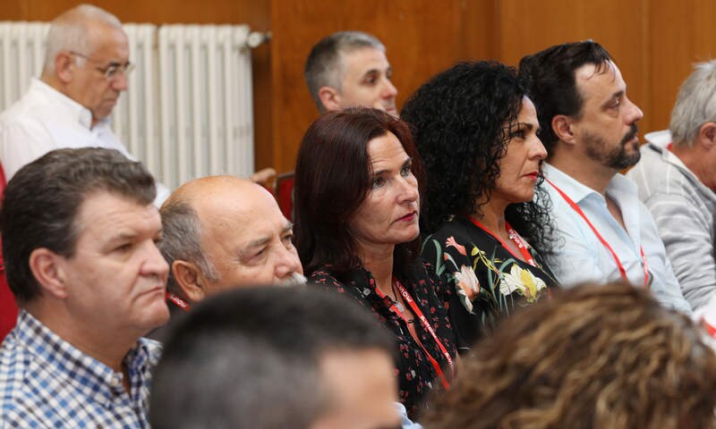 XIII Congreso del PSOE en el salon de actos del colegio público Tello Tellez de Palencia