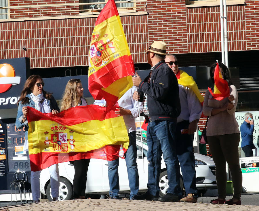Concentración en apoyo a la Guardia Civil en Segovia
