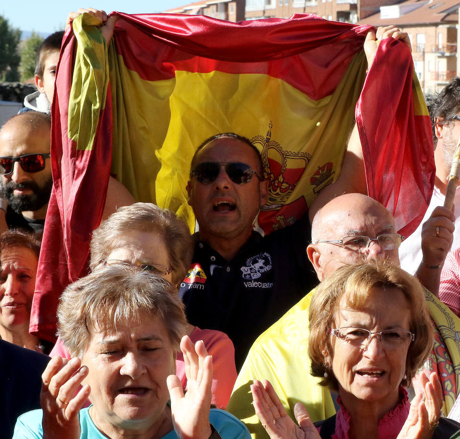 Concentración en apoyo a la Guardia Civil en Segovia