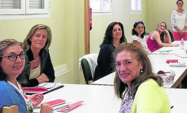 Participantes en uno de los talleres. 