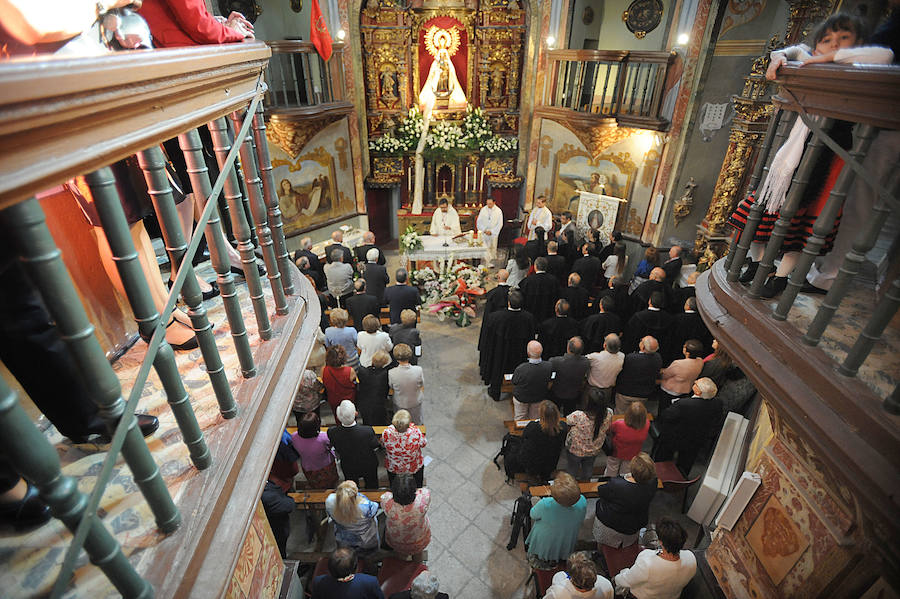 Misa en honor a la Virgen de la Soterraña en Olmedo