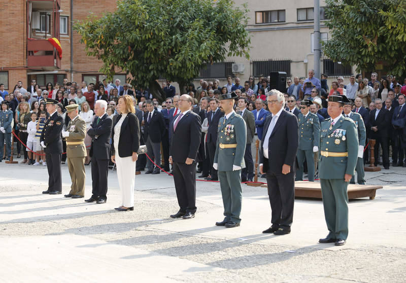 Desfile de la Guardia Civil en la Comandancia de Palencia