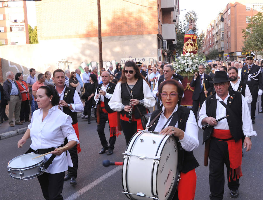 Procesión de la Virgen del Pilar en Valladolid