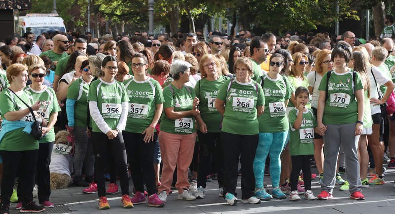 Marcha contra el cáncer en Palencia