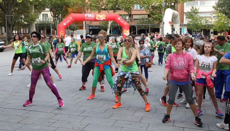 Marcha contra el cáncer en Palencia