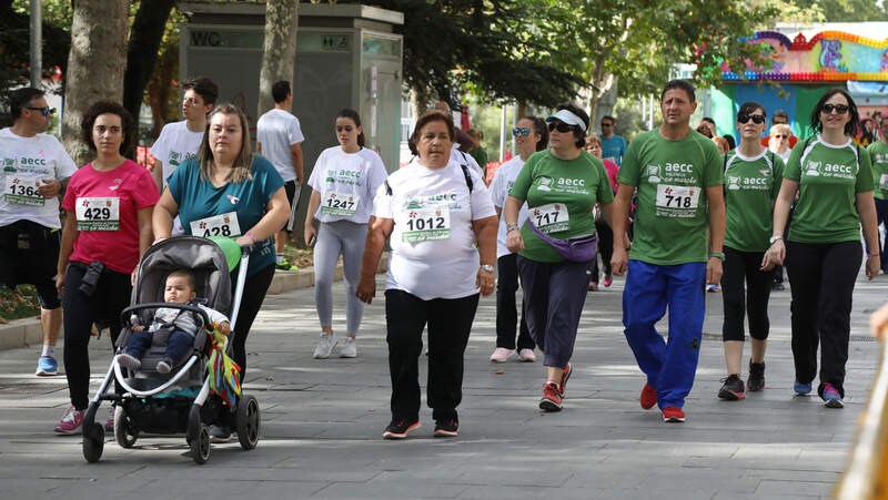 Marcha contra el cáncer en Palencia