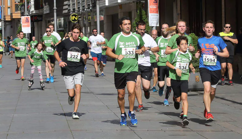 Marcha contra el cáncer en Palencia