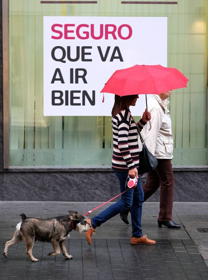 Llueve en Valladolid