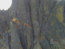 Lugar donde fue rescatado el montañero.