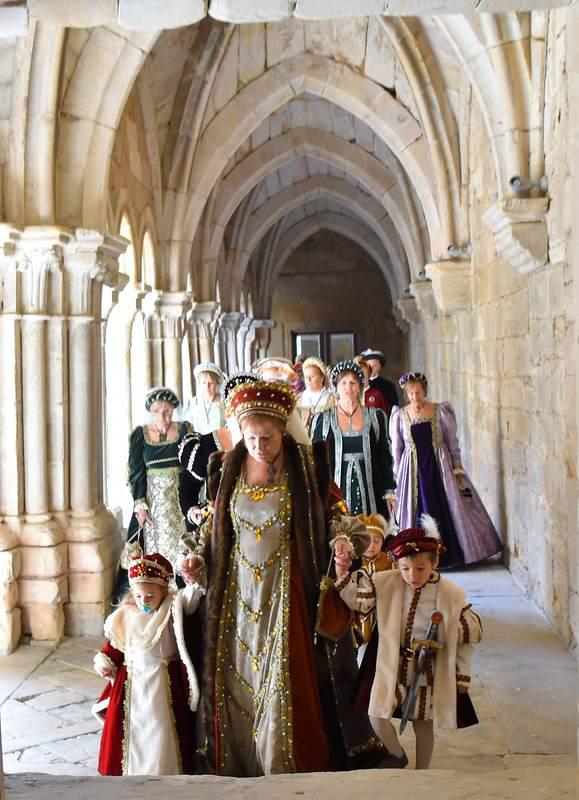 Aguilar de Campoo escenifica la visita que Carlos V realizó al monasterio de Santa María la Real en 1517