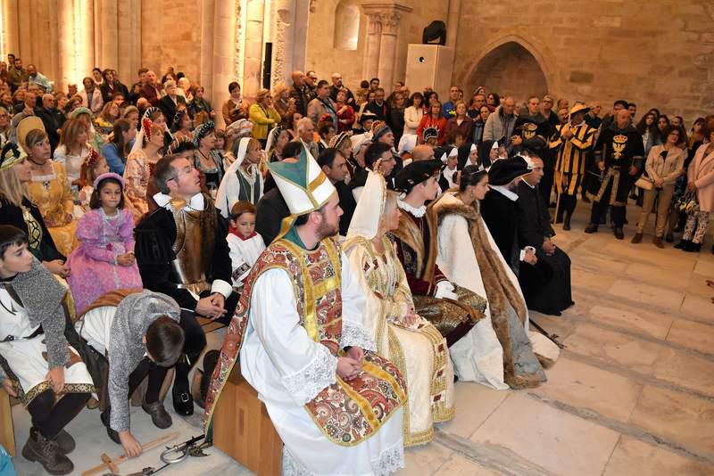 Aguilar de Campoo escenifica la visita que Carlos V realizó al monasterio de Santa María la Real en 1517