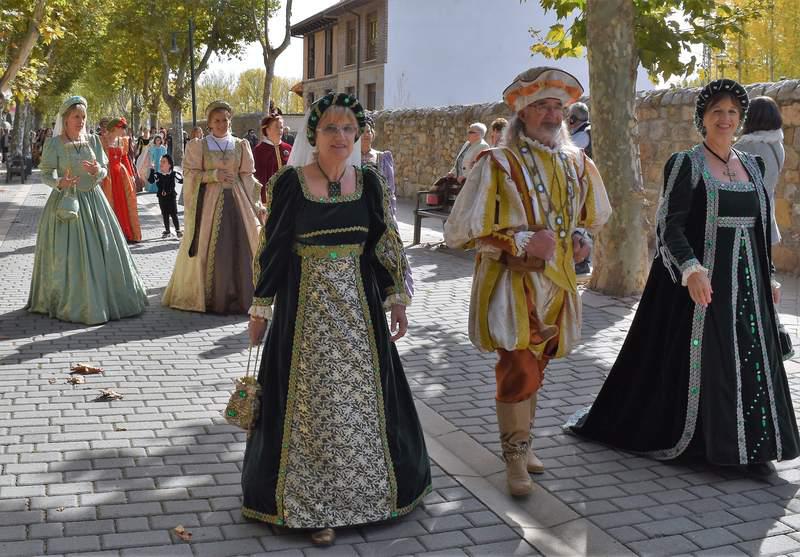 Aguilar de Campoo escenifica la visita que Carlos V realizó al monasterio de Santa María la Real en 1517